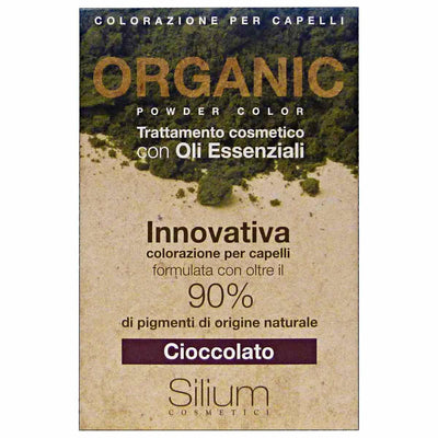 Silium Cioccolato Organic Powder Color Tinta Organica Per Capelli 90% Naturale Ultra Delicata Bellezza/Cura dei capelli/Colore/Colore permanente OMS Profumi & Borse - Milano, Commerciovirtuoso.it