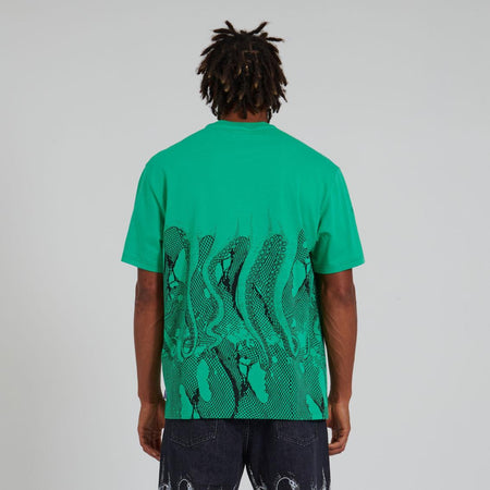 Maglietta T-shirt Octopus Fishnet green