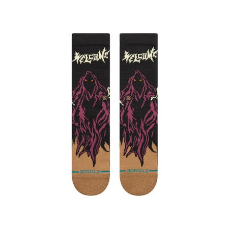 Calze socks Stance Welcome Skelly Crew black