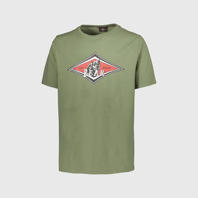 Maglietta T-shirt Bear Big Logo oil green