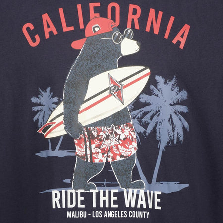Maglietta T-shirt Bear California navy