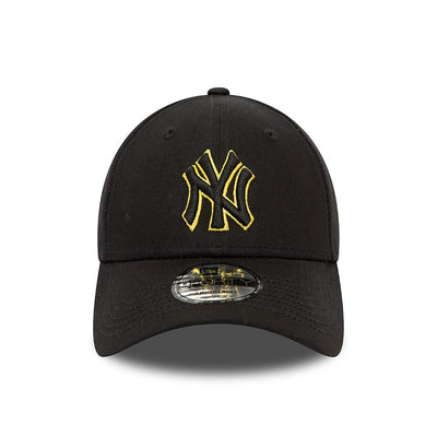 Cap New Era 940 New York Yankees black yellow