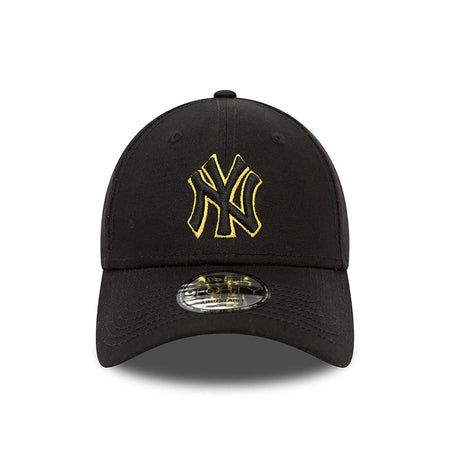 Cap New Era 940 New York Yankees black yellow
