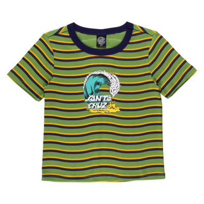 Maglietta T-shirt Santa Cruz Onshore Wave apple stripe