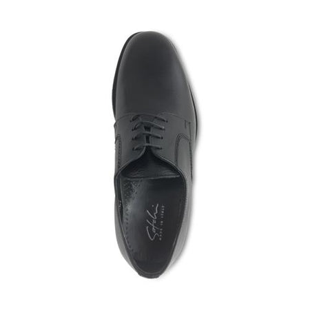 Derby pelle nero scarpa allacciata da uomo elegante nera in pelle artigianale Made in Italy Moda/Uomo/Scarpe/Scarpe stringate basse Otisopse - Napoli, Commerciovirtuoso.it