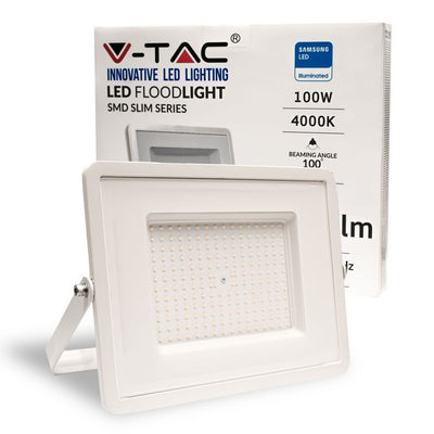 V-TAC PRO VT-100 FARO LED FLOODLIGHT 100W SMD SLIM IP65 CHIP SAMSUNG BIANCO Illuminazione/Illuminazione per esterni/Proiettori Zencoccostore - Formia, Commerciovirtuoso.it