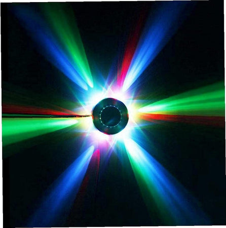 LAMPADA LAMPADINA RGB LED ROTANTE EFFETTO LUCI MULTICOLOR E27 DISCOTECA