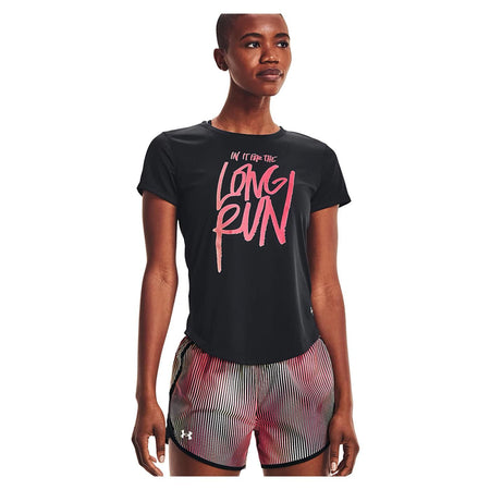 T-Shirt Donna Under Armour Long Run Graphic Short Sleeve Moda/Donna/Abbigliamento/T-shirt top e bluse/T-shirt Snotshop - Roma, Commerciovirtuoso.it