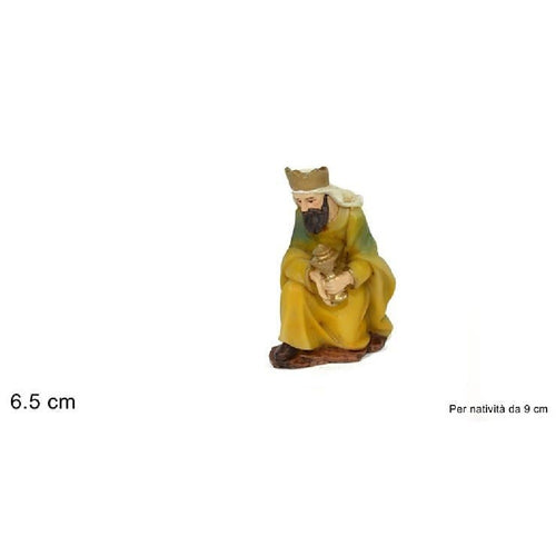 Statuina Gaspare 6.5 Cm Per Presepe In Resina Decoro Natale Natalizio Nativita' Casa, arredamento e bricolage > Prodotti per Feste > Prodotti Natalizi Trade Shop italia - Napoli, Commerciovirtuoso.it