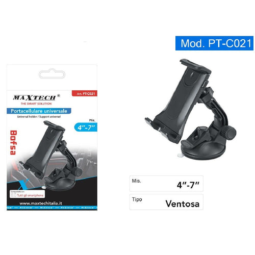 Porta Cellulare A Ventosa Supporto Per Smartphone 4-7 Universale Auto Pt-c021 Elettronica/Elettronica per veicoli/Accessori/Accessori per cellulari/Alloggiamenti Trade Shop italia - Napoli, Commerciovirtuoso.it