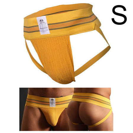 138354 Original Jock Collection - 3" Yellow Mutandine Uomo Gay Aperte Dietro in Misto Cotone Nylon Elastane Taglia S Salute e cura della persona/Erotismo e contraccezione/Abbigliamento erotico in pelle e latex/Uomo/Slip e perizomi Kondorama - Martinsicuro, Commerciovirtuoso.it