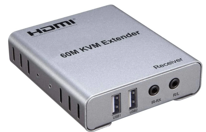 Extender Estensore Kvm Hdtv 4k 60 M Con Audio Supporta Video 1080p/60hz