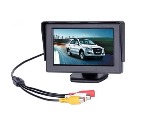 Monitor Per Auto Suv Camioncino Da 5" Hd Av A Colori Tft-lcd Telecamera