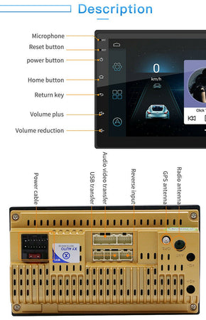 Autoradio Stereo 2 Din 7" Touch Screen Bluetooth Aux Usb Sd Lettore Mp5 Q-ca005 Elettronica/Elettronica per veicoli/Elettronica per auto/Sistemi audio/Autoradio Trade Shop italia - Napoli, Commerciovirtuoso.it
