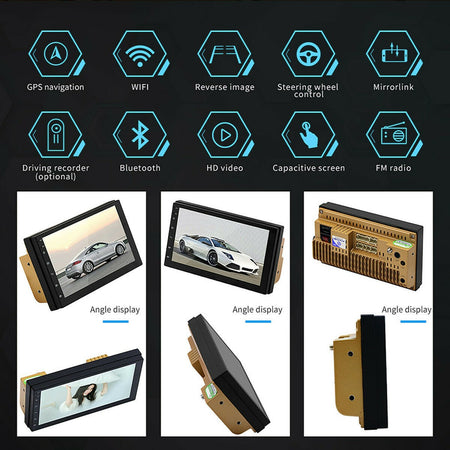 Autoradio Stereo 2 Din 7" Touch Screen Bluetooth Aux Usb Sd Lettore Mp5 Q-ca005 Elettronica/Elettronica per veicoli/Elettronica per auto/Sistemi audio/Autoradio Trade Shop italia - Napoli, Commerciovirtuoso.it