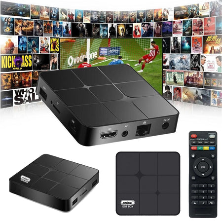 Tv Box Android 10.0 Smart Tv Mediaplayer 4g Ram 64gb Rom 6k Ultra Hd Qg9 Box  