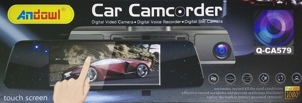 Videocamera Dash Cam Per Auto 5,5" Touch Screen Specchietto Retrovisore Q-ca579 Elettronica/Elettronica per veicoli/Elettronica per auto/Telecamera posteriore Trade Shop italia - Napoli, Commerciovirtuoso.it