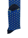 Calze uomo Gallo - Calze Lunghe Uomo  - Fantasia pois - blu/nero/giallo Moda/Uomo/Abbigliamento/Calzini e calze/Calzini/Calzini Couture - Sestu, Commerciovirtuoso.it