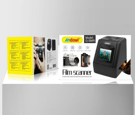 Mini Scanner Digitale Per Pellicole Diapositive Negativi Film Portatile  Q-smr1 