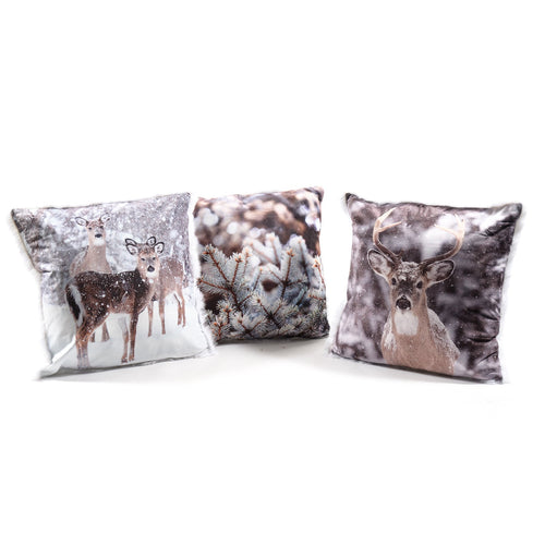 Cuscino Wild winter  decorazione natalizia per sedie e poltrone 45 x 45 cm Casa e cucina/Tessili per la casa/Biancheria da letto/Coperte e trapunte/Coperte MagiediNatale.it - Altamura, Commerciovirtuoso.it