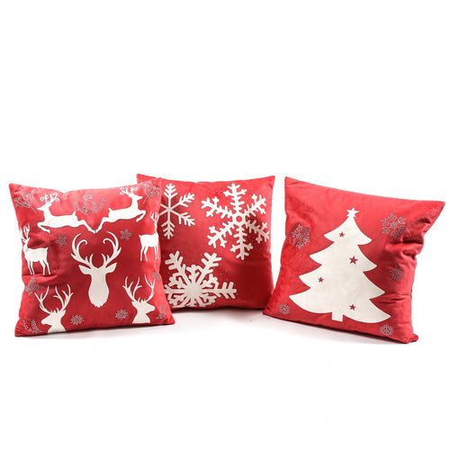 Cuscino Christmas in red decorazione natalizia per sedie e poltrone 45 x 45 cm Casa e cucina/Tessili per la casa/Biancheria da letto/Coperte e trapunte/Coperte MagiediNatale.it - Altamura, Commerciovirtuoso.it