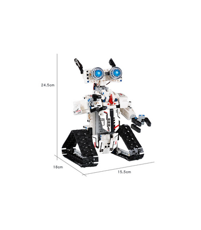 Robot Telecomandato Set 477 Mattoncini Costruzione Fc9002 Tecnologia  Cingolata 