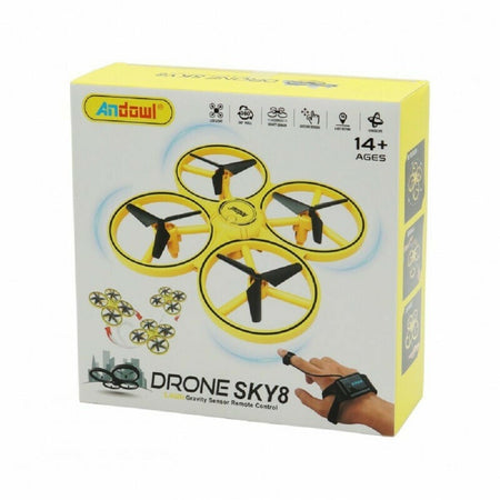Drone Quadricottero Sky8 Controllo Sensore Manuale Per Bambini 2,4 Ghz Con Luci Giochi e giocattoli/Veicoli/Radiocomandati e telecomandati/Velivoli/Droni Trade Shop italia - Napoli, Commerciovirtuoso.it