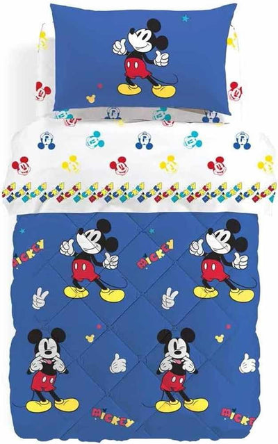 MICKEY RETRO' TOPOLINO CALEFFI Trapunta Piumone SINGOLO in COTONE 1 piazza Disney Casa e cucina/Tessili per la casa/Biancheria per la cameretta/Trapunte e copriletti La Bottega del Risparmio - Bari, Commerciovirtuoso.it