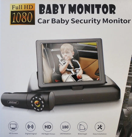 Baby Monitor Di Sicurezza Lcd Full Hd 1080p Q-ca805 Da 4,5" Per Cruscotto Auto Prima infanzia/Sicurezza/Baby monitor/Monitor smart Trade Shop italia - Napoli, Commerciovirtuoso.it