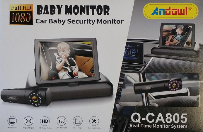 Baby Monitor Di Sicurezza Lcd Full Hd 1080p Q-ca805 Da 4,5" Per Cruscotto Auto Prima infanzia/Sicurezza/Baby monitor/Monitor smart Trade Shop italia - Napoli, Commerciovirtuoso.it