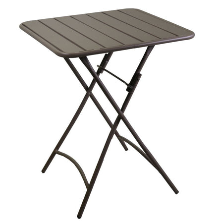 Tavolo metallo ROVIGO con 2 sedie antracite Vacchetti