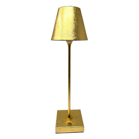 Lampada Da Tavolo Ricaricabile 3 Colori Luce Bianca Calda Naturale Lume 10 W Oro Universo