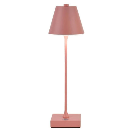 Lampada Da Tavolo Ricaricabile Usb Luce Bianca Calda Naturale Lume 10 Watt Rosa Universo