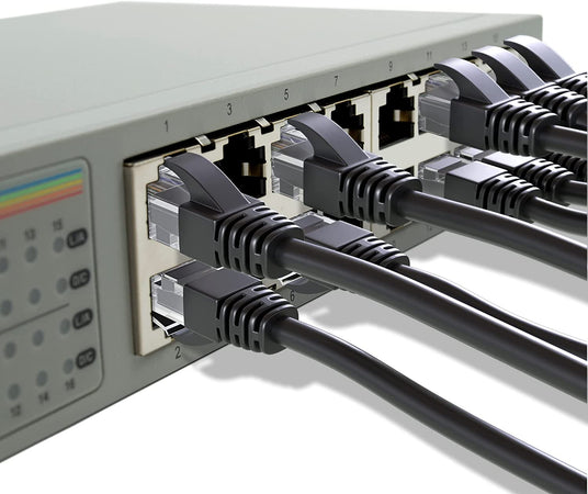 Mr. Tronic 5m Cavo Rete Ethernet Internet Cat 6 Nero Con Connettori Alta Velocita' Elettronica/Informatica/Accessori/Cavi e accessori/Cavi/Cavi Ethernet TRM Company - Polistena, Commerciovirtuoso.it