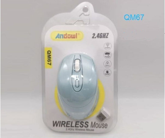 Mouse Senza Fili Sensore Ottico Wireless 2.4ghz Distanza 6/10 Metri Per Pc Qm67 Elettronica/Informatica/Accessori/Tastiere Mouse e periferiche di input/Mouse Trade Shop italia - Napoli, Commerciovirtuoso.it