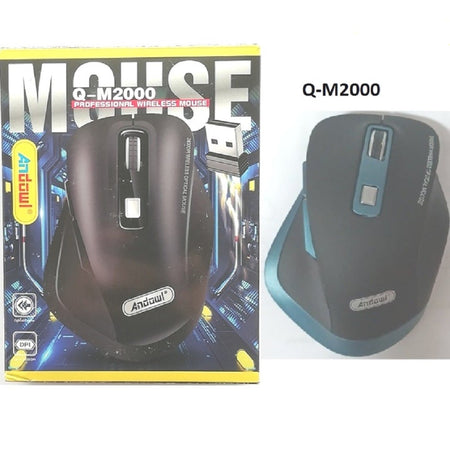 Mouse Wireless Ottico Professionale Ergonomico 2400dpi Dongle Usb Per Pc Q-m2000 Elettronica/Informatica/Accessori/Tastiere Mouse e periferiche di input/Mouse Trade Shop italia - Napoli, Commerciovirtuoso.it