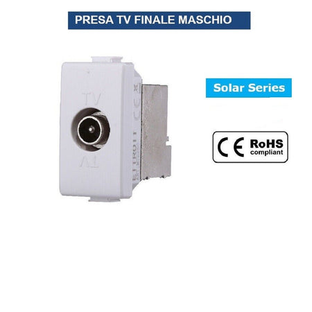 Serie Bticino Frutti Matix Compatibile Presa Schuko Lan Pulsante Deviatore Usb Fai da te/Materiale elettrico/Prese elettriche ed accessori/Prese a muro Trade Shop italia - Napoli, Commerciovirtuoso.it