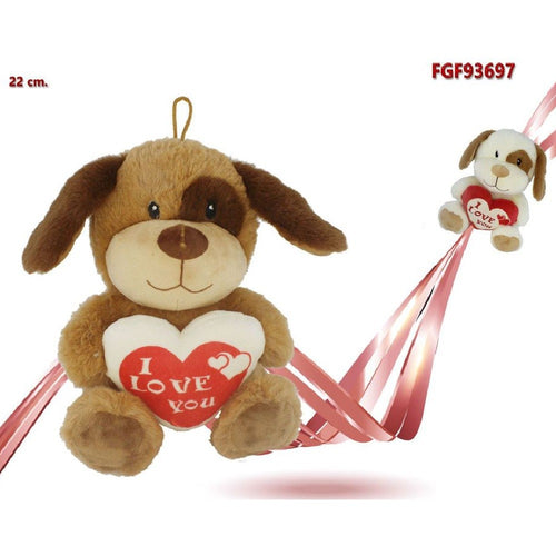 Cane Peluche Con Cuore Scritta i Love You 22cm Con Laccio San Valentino 93697 Giochi e giocattoli/Peluche/Animali di peluche Trade Shop italia - Napoli, Commerciovirtuoso.it