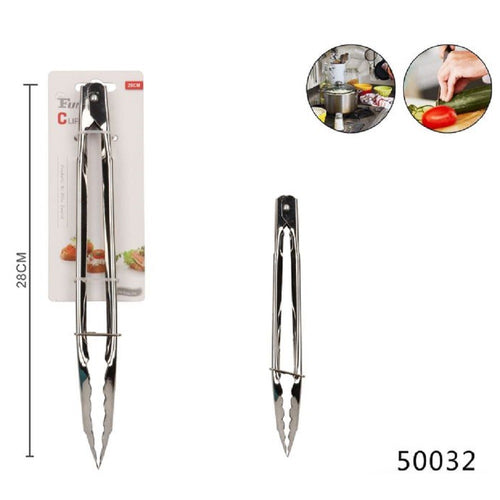 Pinza Per Servire 12 28cm In Acciaio Da Cucina Per Carne Insalata Pesce 50032 Casa e cucina/Utensili da cucina/Cucchiai palette e spatole/Pinze da cucina Trade Shop italia - Napoli, Commerciovirtuoso.it