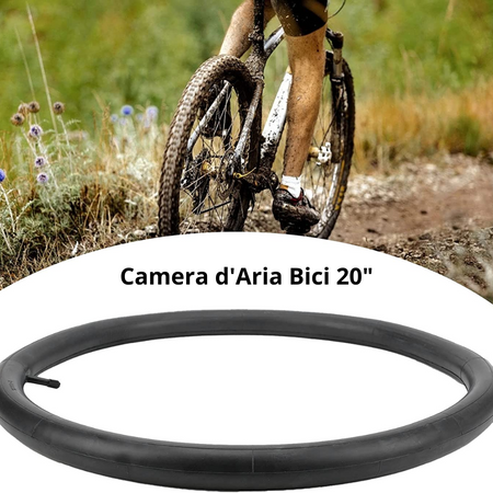 Camera D'aria Per Bicicletta 20" 1.75 - 1.90 44mm Valvola Schrader Americana