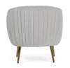 Poltrona Linsay in velluto Grigio arredamento per salotto moderno h 74 cm Casa e cucina/Arredamento/Soggiorno/Poltrone e sedie/Poltrone Decor Space - Altamura, Commerciovirtuoso.it