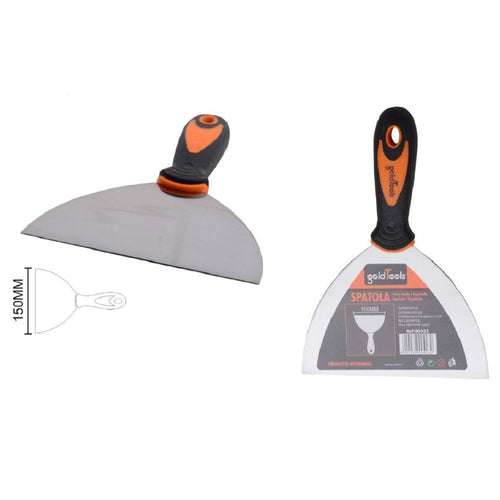 Spatola Pareti In Acciaio 6 150 Mm Manico Antiscivolo Comoda Impugnatura 90423 Fai da te/Utensili elettrici e a mano/Utensili a mano/Spatole Trade Shop italia - Napoli, Commerciovirtuoso.it