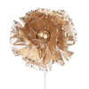 Ramo decorativo natalizio Fiore Oro con petali in tessuto da 25 cm Casa e cucina/Decorazioni per interni/Addobbi e decorazioni per ricorrenze/Decorazioni natalizie/Ghirlande e corone MagiediNatale.it - Altamura, Commerciovirtuoso.it