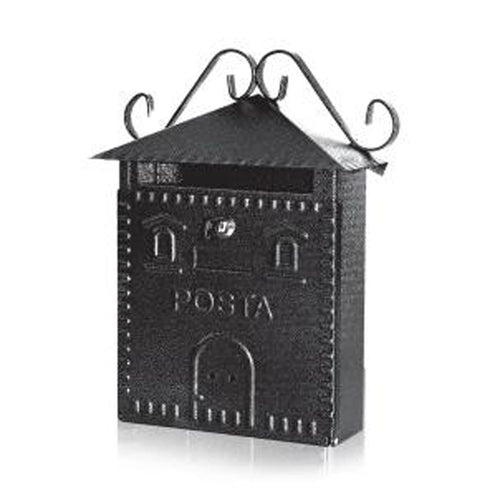 Cassetta postale antracite verniciata a polvere h 36 cm montaggio a parete  Made in Italy Fai da te/Ferramenta/Cassette della posta e accessori/Cassette postali con fissaggio a parete La Zappa - Altamura, Commerciovirtuoso.it