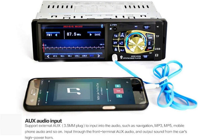 Autoradio Auto Mp5 Player Telecamera Bluetooth Radio Audio Video Tf Usb 4032b Elettronica/Elettronica per veicoli/Elettronica per auto/Sistemi audio/Autoradio Trade Shop italia - Napoli, Commerciovirtuoso.it