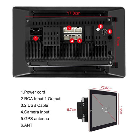 Autoradio Girevole Android 10" Radio Mp5 Player Bluetooth Wifi Gps Mirror Link Elettronica/Elettronica per veicoli/Elettronica per auto/Sistemi audio/Autoradio Trade Shop italia - Napoli, Commerciovirtuoso.it