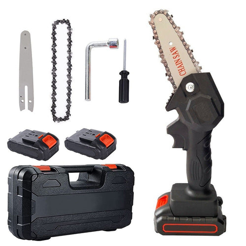 Mini Elettrosega Doppia Batteria 48v Motosega Elettrica Tagliarami 6 Fai da te/Attrezzi elettrici da giardinaggio/Utensili elettrici da giardino/Motoseghe Trade Shop italia - Napoli, Commerciovirtuoso.it