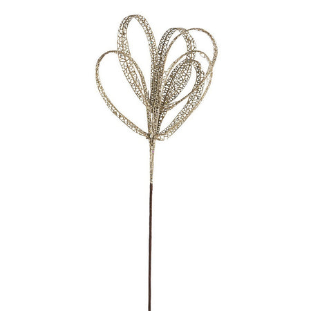 Ramo decorativo natalizio "Joseline Oro" con foglie da 65 cm Casa e cucina/Decorazioni per interni/Addobbi e decorazioni per ricorrenze/Decorazioni natalizie/Ghirlande e corone MagiediNatale.it - Altamura, Commerciovirtuoso.it