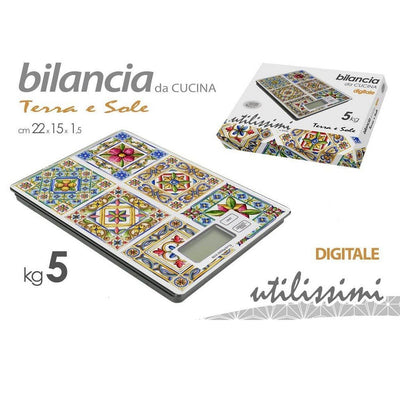 Bilancia Portatile Da Cucina Digitale Max. 5kg 22x15x1,5cm Decoro Mosaico 828508 Casa e cucina/Utensili da cucina/Bilance Trade Shop italia - Napoli, Commerciovirtuoso.it