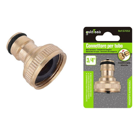 Connettore Universale Per Rubinetto 3/4" Adattatore Rapido Tubo Giardino 57053 Giardino e giardinaggio/Attrezzi da giardino e attrezzature per l'irrigazione/Attrezzature per l'irrigazione/Pompe e accessori/Parti e connettori Trade Shop italia - Napoli, Commerciovirtuoso.it